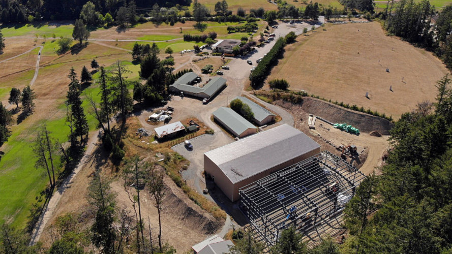 Contstruction of Indoor Tennis Court